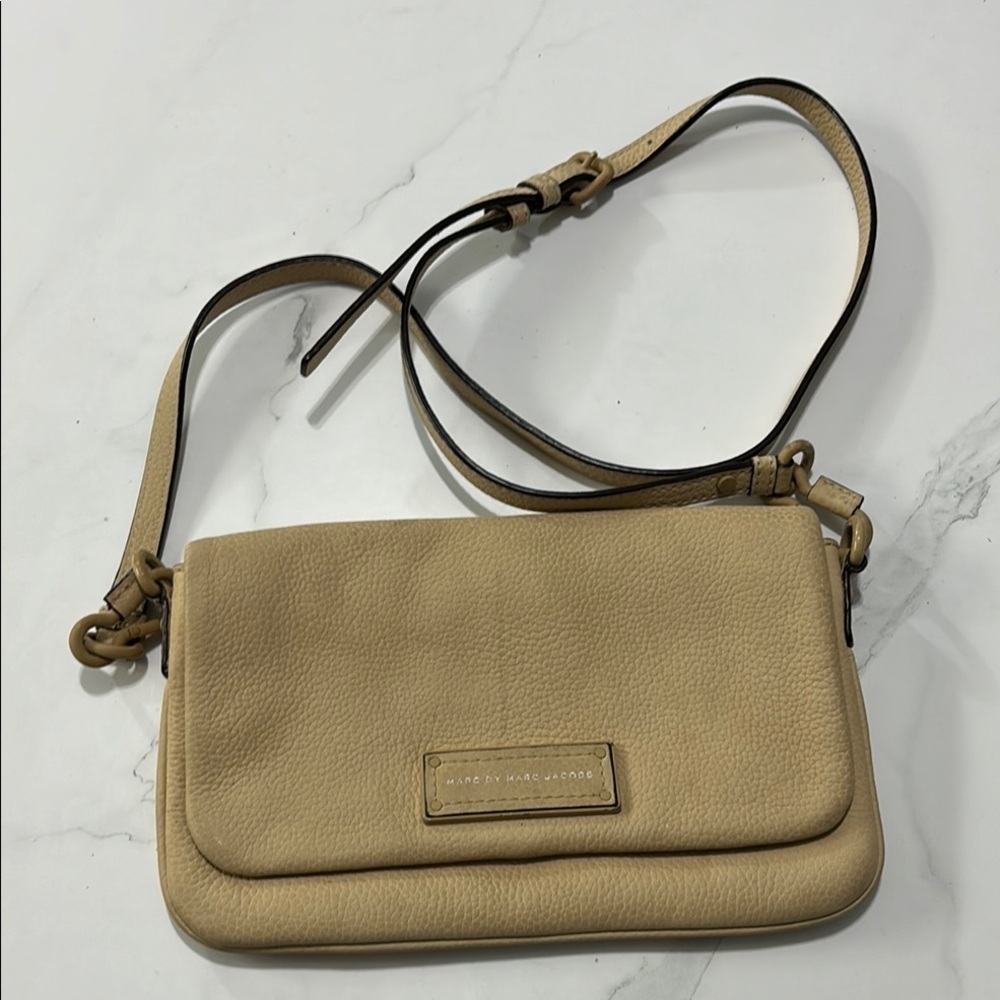 Marc by Marc Jacobs Tan Leather Crossbody Bag